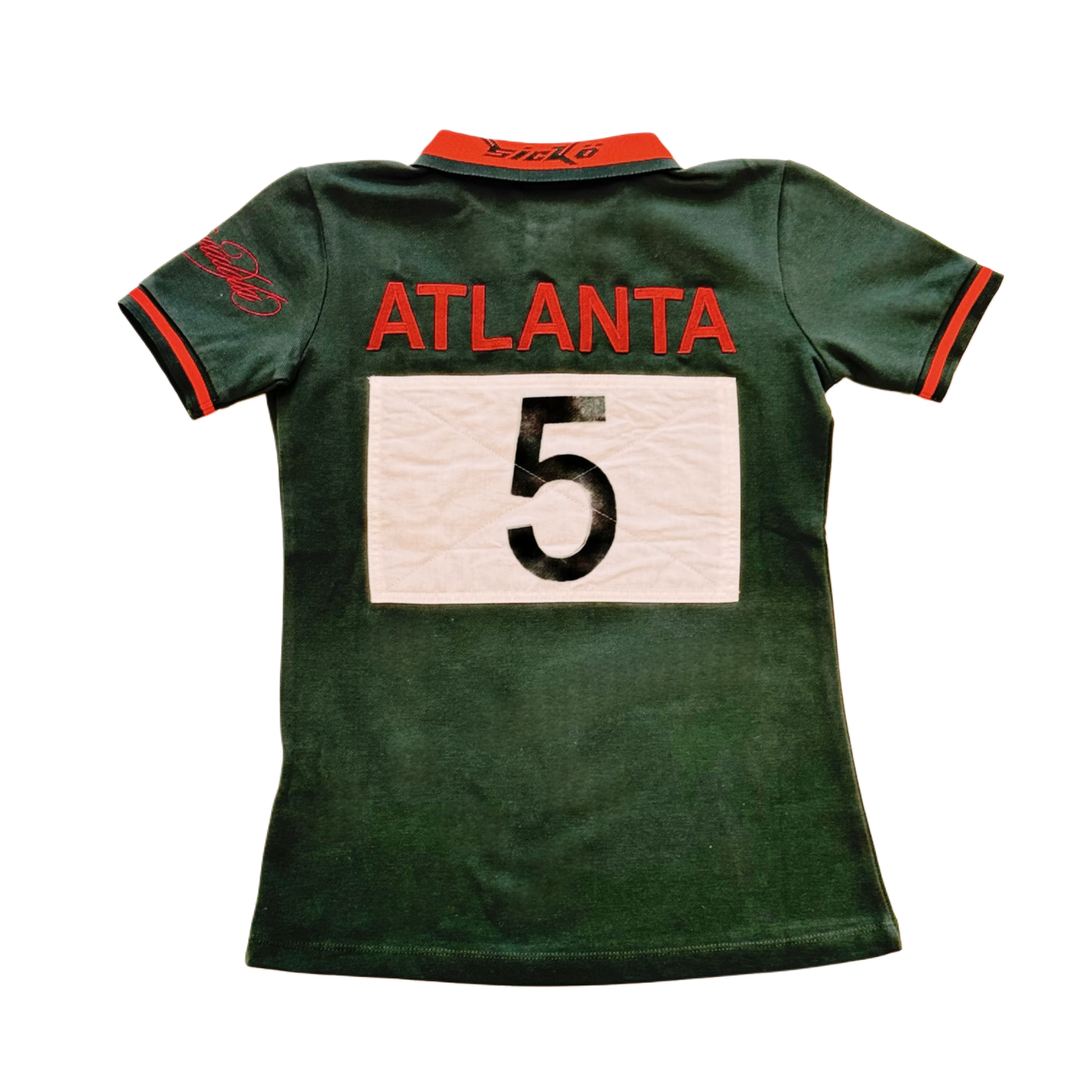 Women's Fein Polo (Green/Red)
