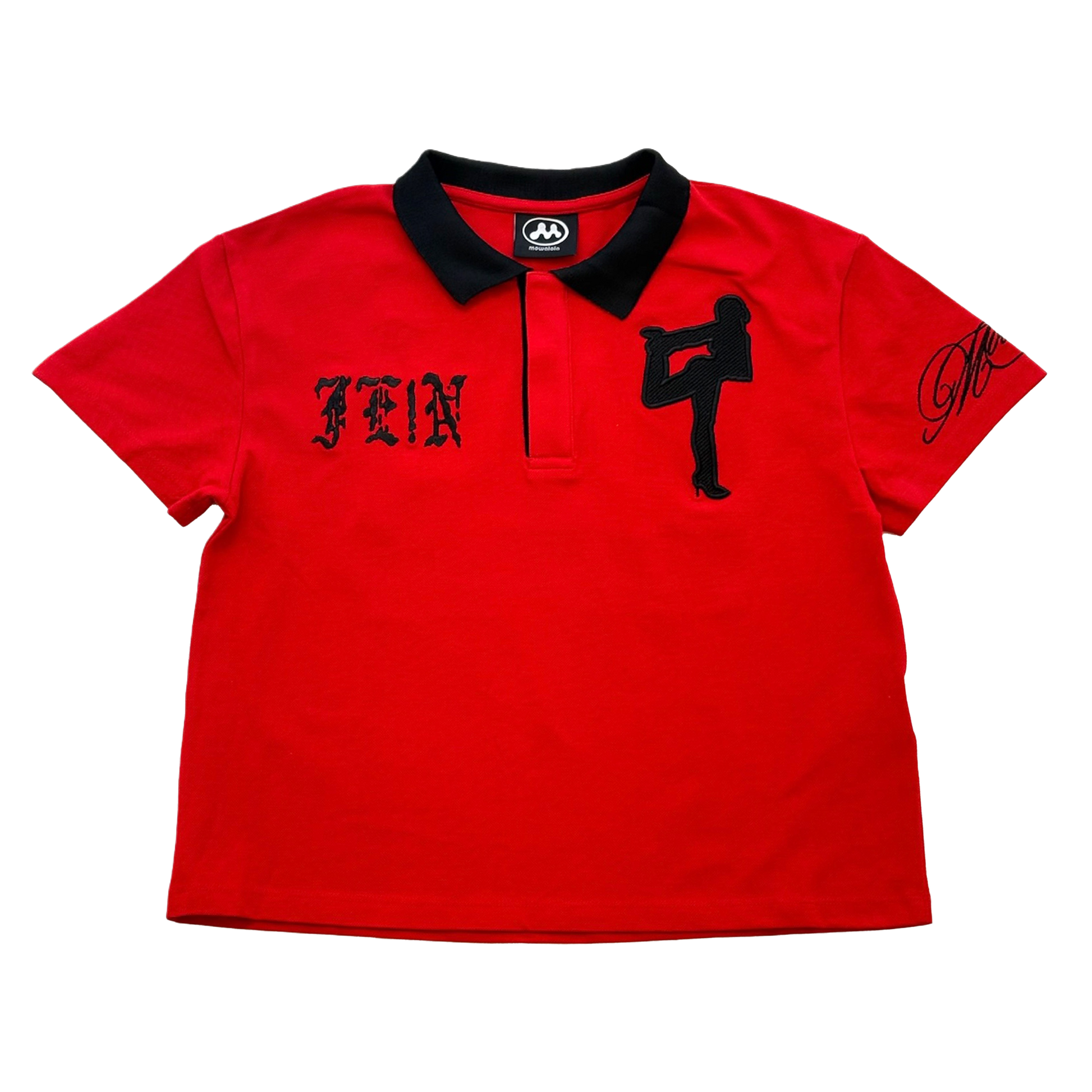 Men's Fein Polo (Red/Black)