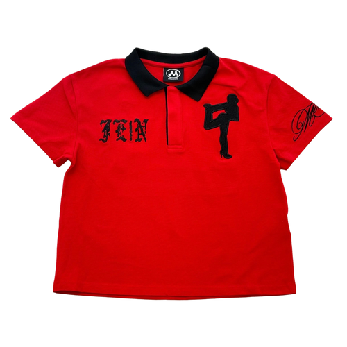 Men's Fein Polo (Red/Black)