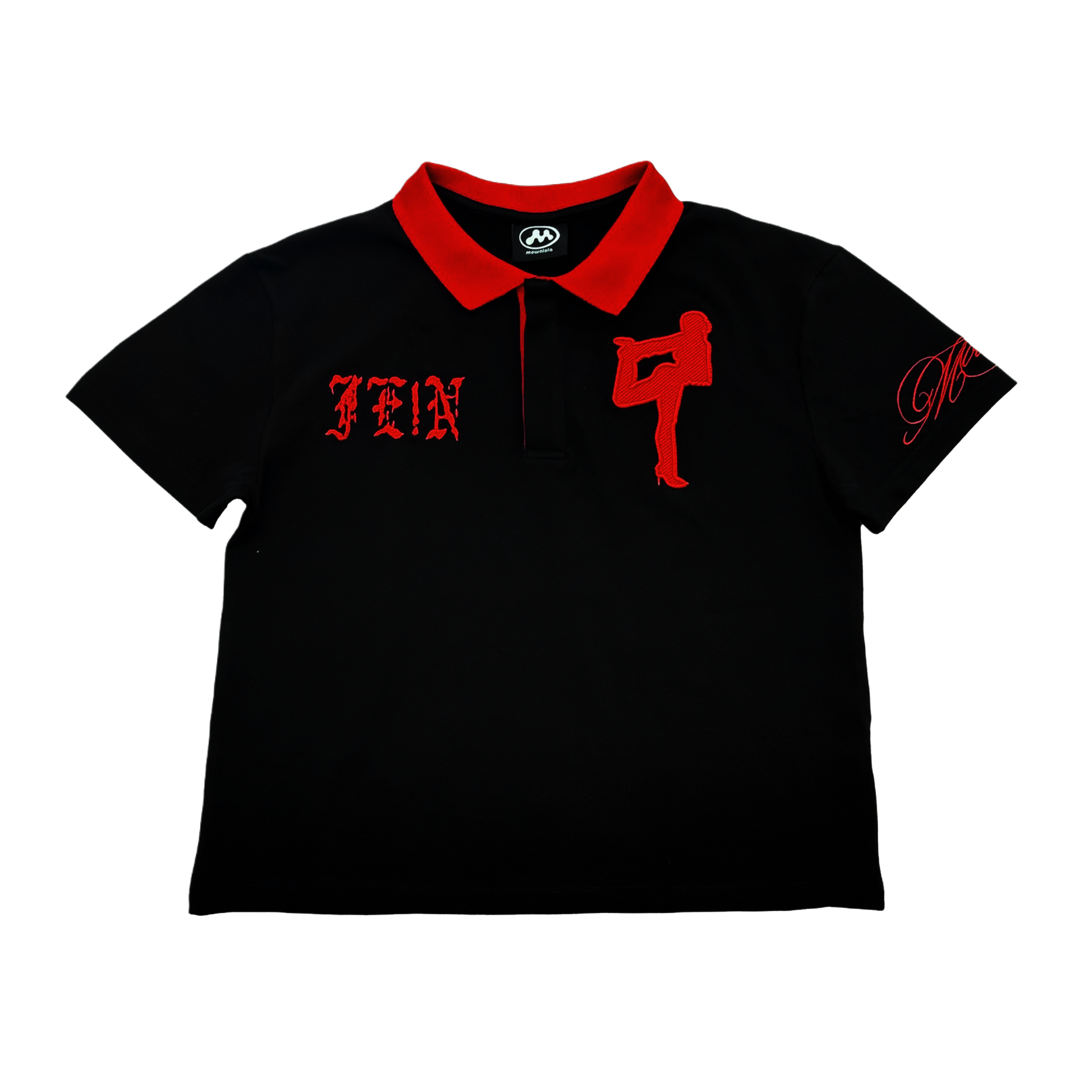 Men's Fein Polo (Black/Red)