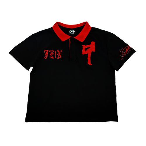 Men's Fein Polo (Black/Red)